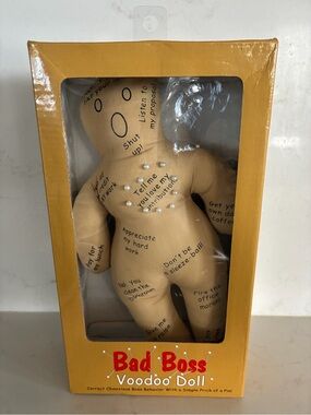 Bad Boss Voodoo Doll - new in box, novelty gift, gag gift
